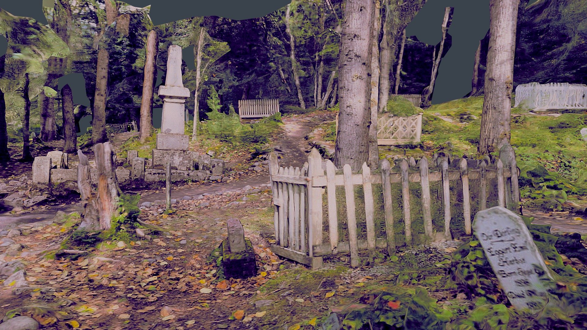 Gold Rush Graveyard, Skagway Alaska 3D model by John Toeppen