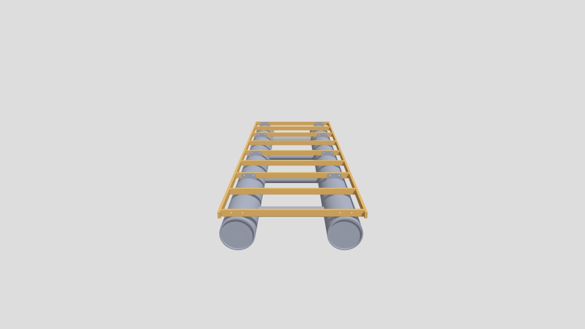 Основание + каркас, 6 метров - 3D model by koclow777 [9c8e2c3] - Sketchfab