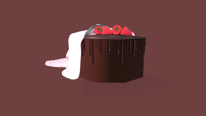 3December - Cake 3D Model