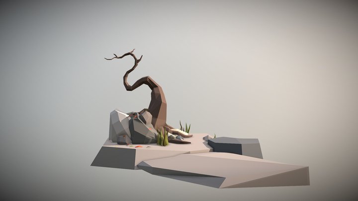 Stone And Wood 3D Model