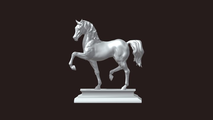Arabian horse 3D Model