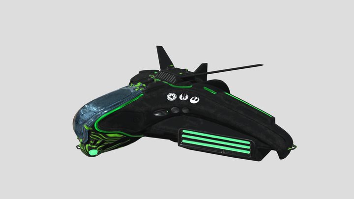 Star Wars Spaceship 3D Model
