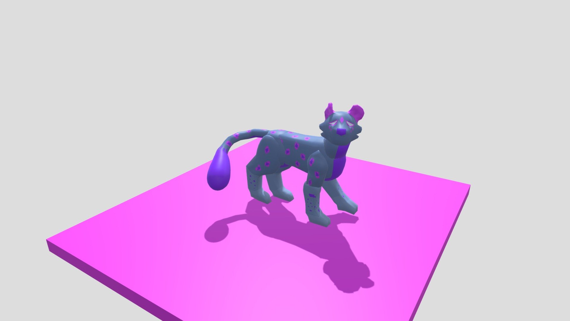 Gema the crystal leopard 3D model by Hollyander [9c8f0eb] Sketchfab
