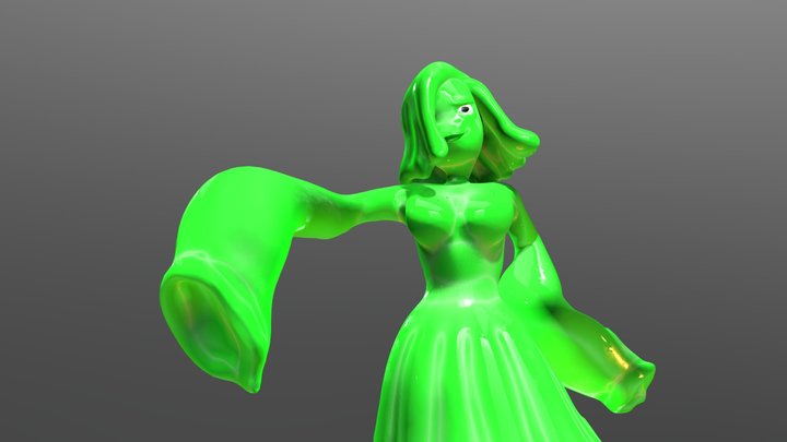 Green 3D Model