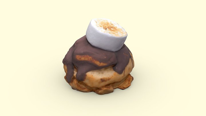 Beardpapa's S'Mores Puff | scan 3D Model