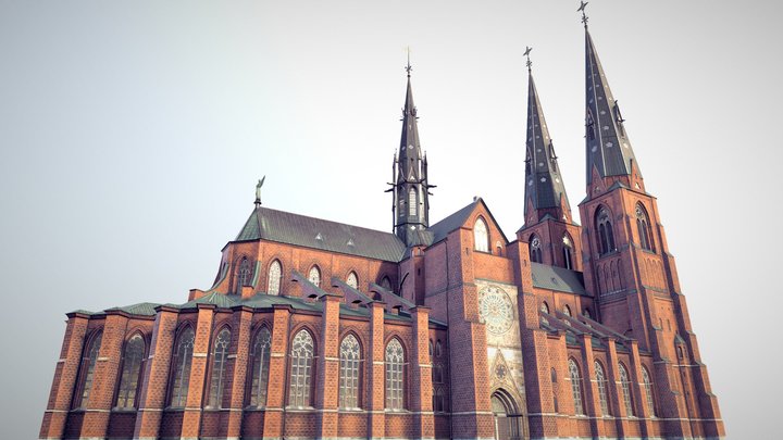Arlanda Uppsala Cathedral 3D Model