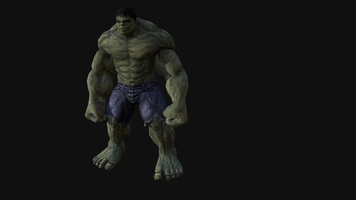 Hulk Light Attack 3D Model