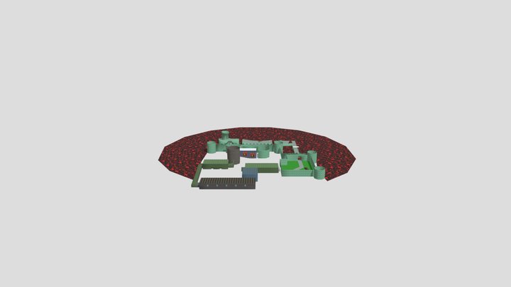 Bowser's Castle 3D Model
