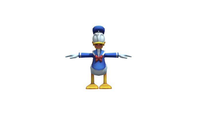 Donald Duck – Modello 3D gratuito STL