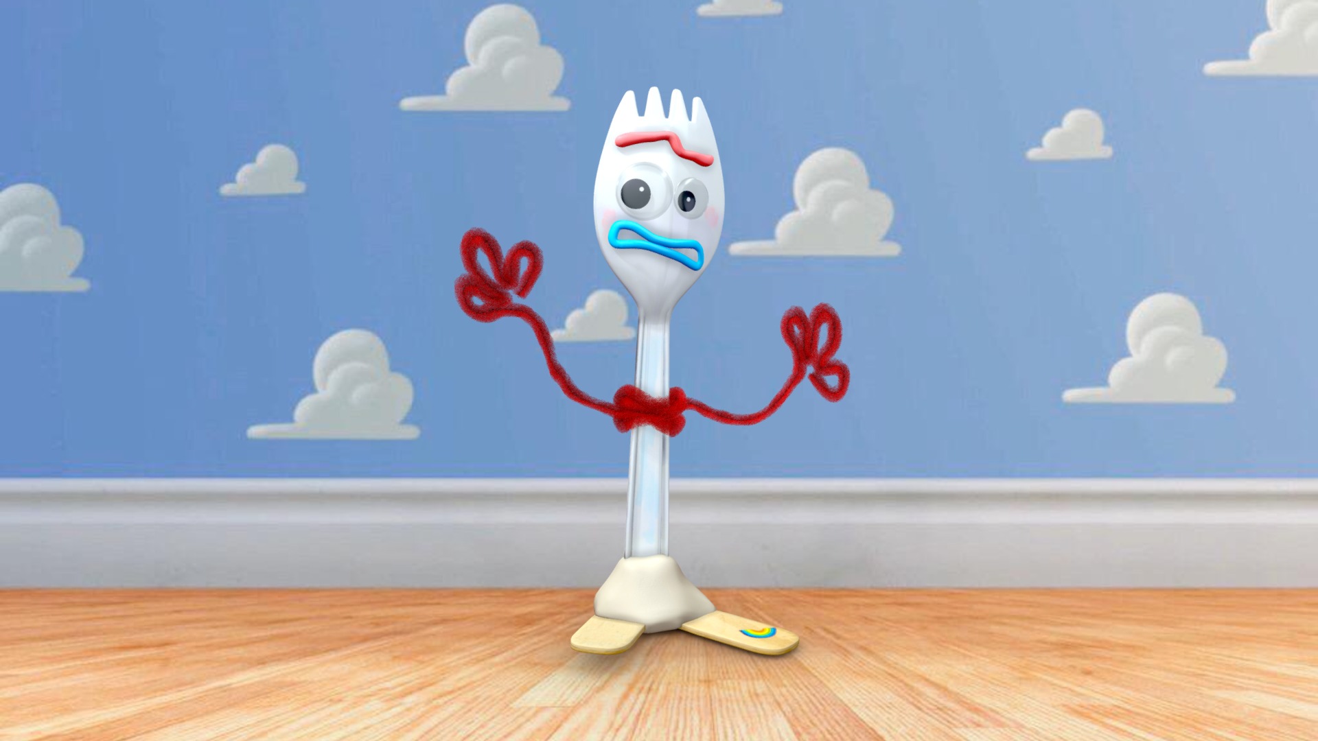 Toy Story 4 - Forky - Buy Royalty Free 3D model by JCulley3D