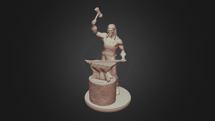 Irashel Blacksmith jinn 3D Model