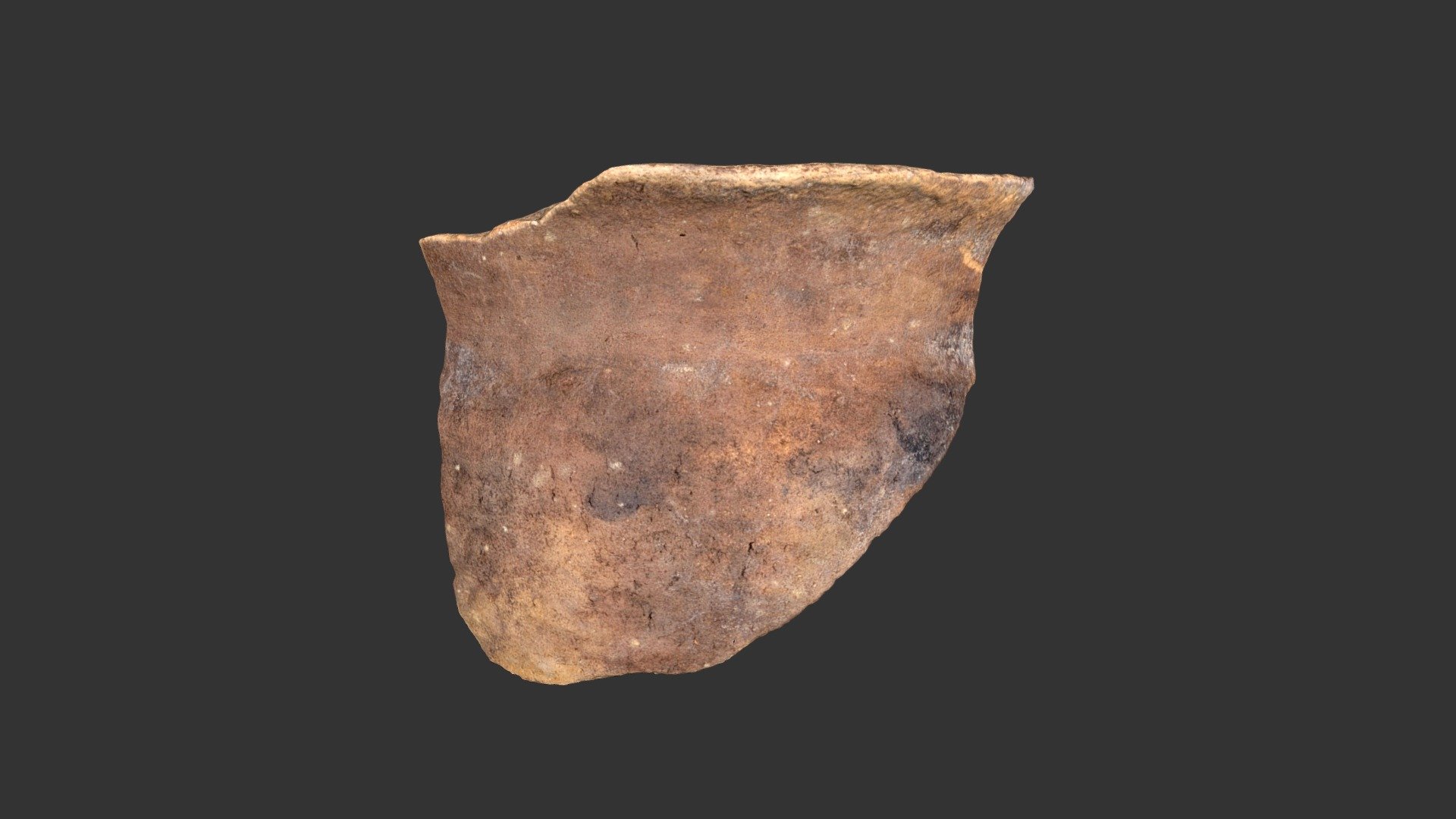 Oldtown Plain Jar Rim (2388p1026)