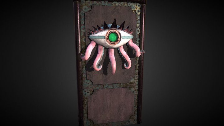 Steampunk door 3D Model