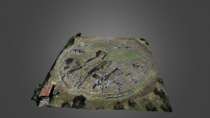 Tumulo etrusco, Asciano (SI) 3D Model