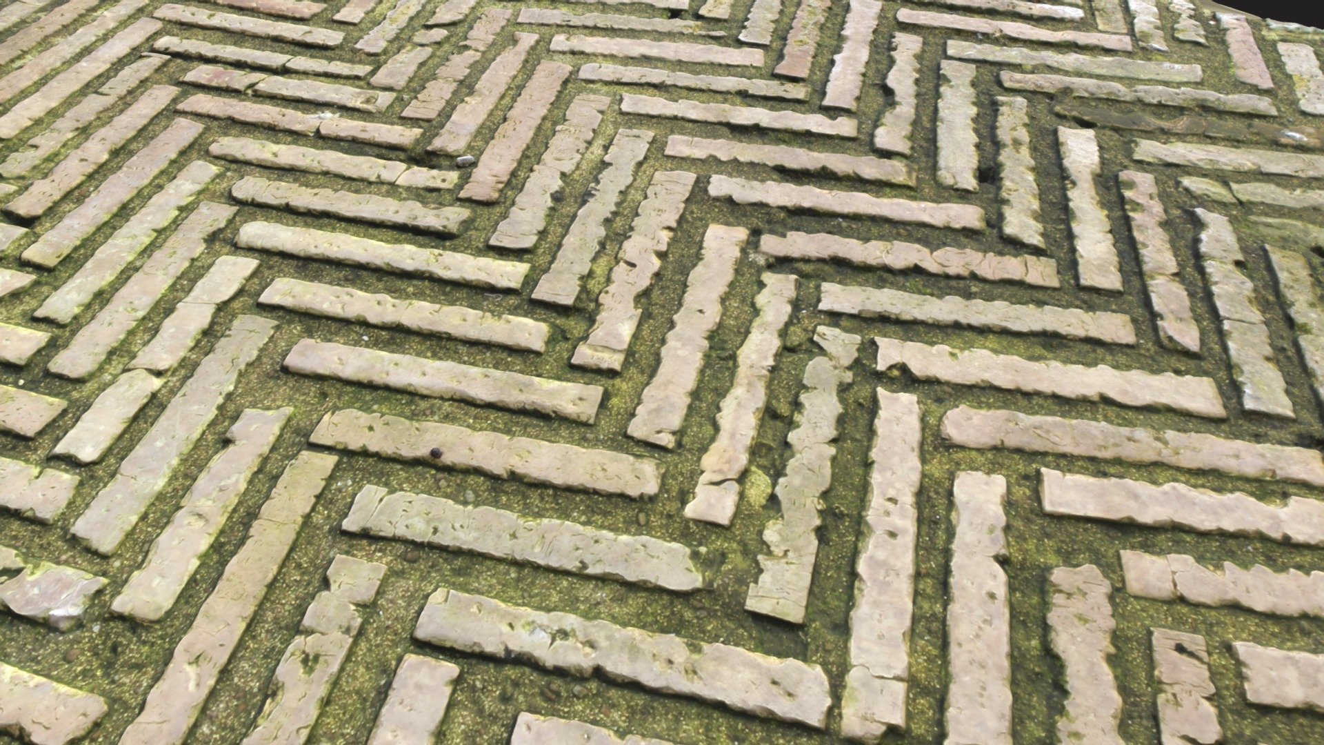 Brick flooring