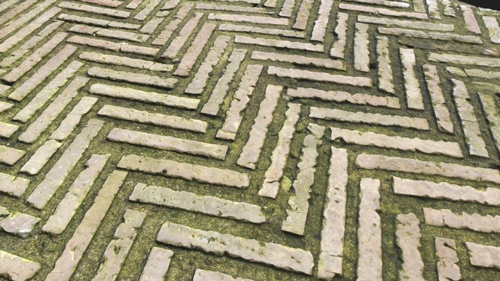 Brick flooring 3D Model