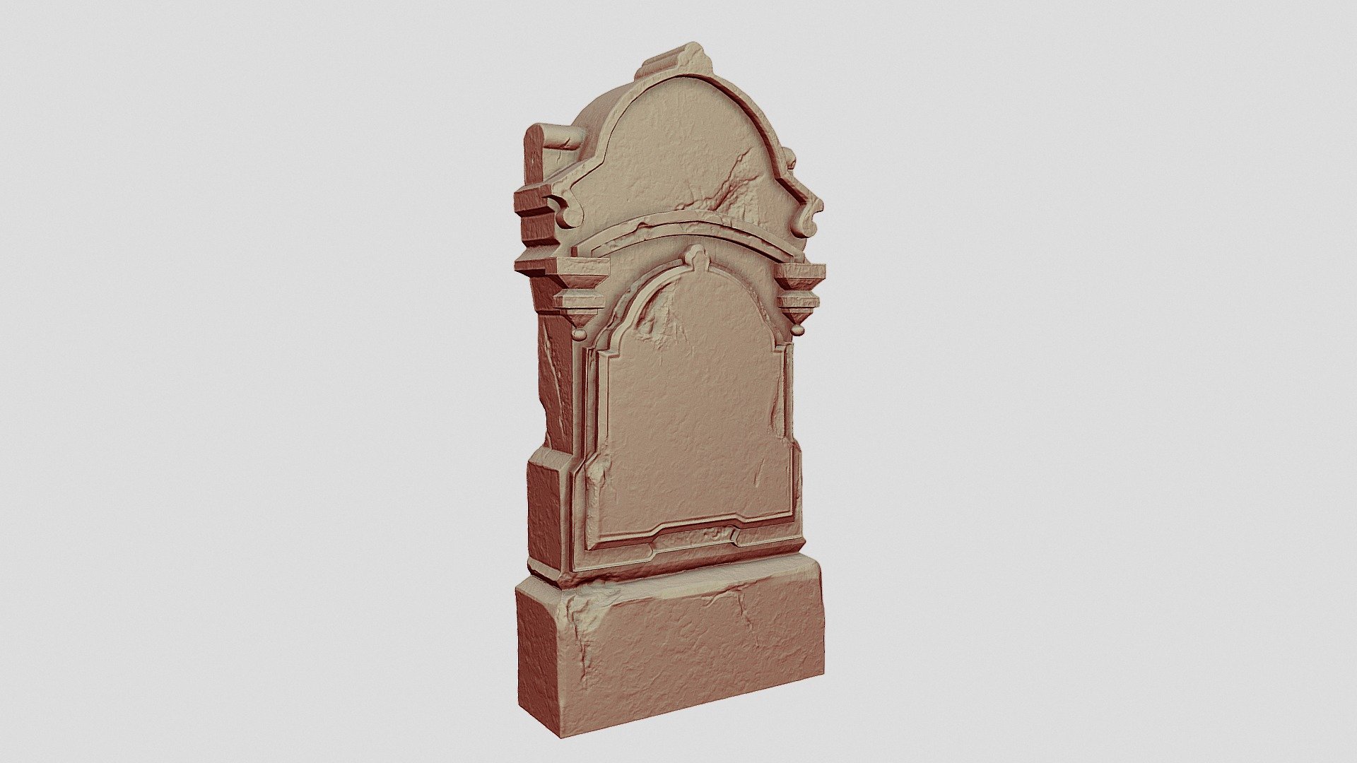 Old Stone Tombstone / Gravestone Sculpt - Buy Royalty Free 3D model by ...