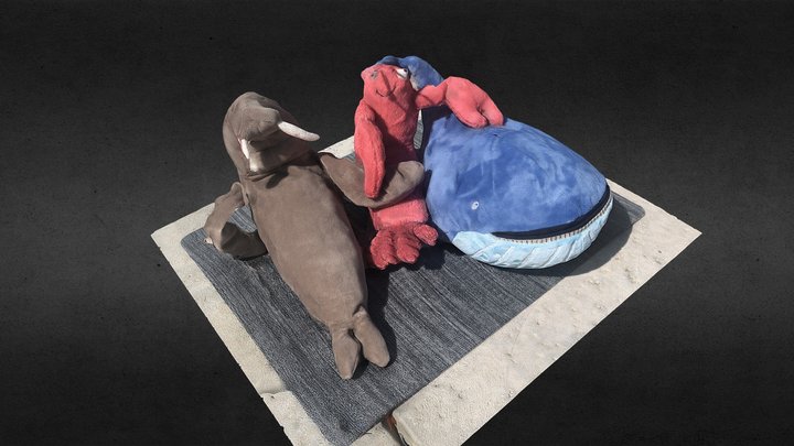 Plush Toys 3D Model