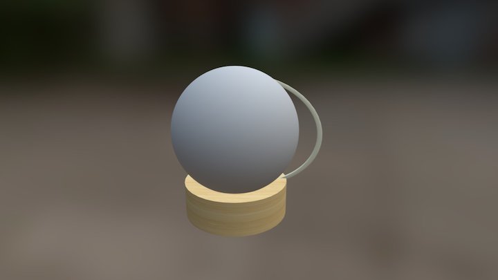 Lamp doorsnede 3D Model