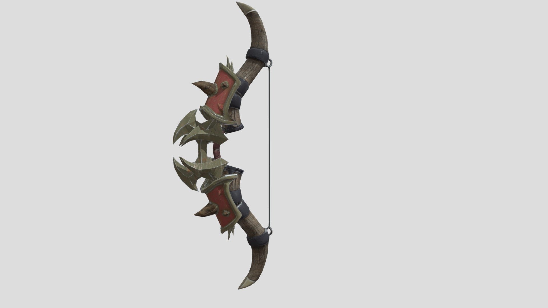 Bow from World of Warcraft Warfront set 3D model by Dima Bolotnikov
