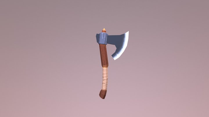 Axe Texturing 3D Model