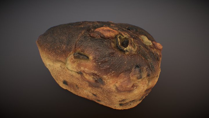 Bread Jalapenjo and Cheese 3D Model