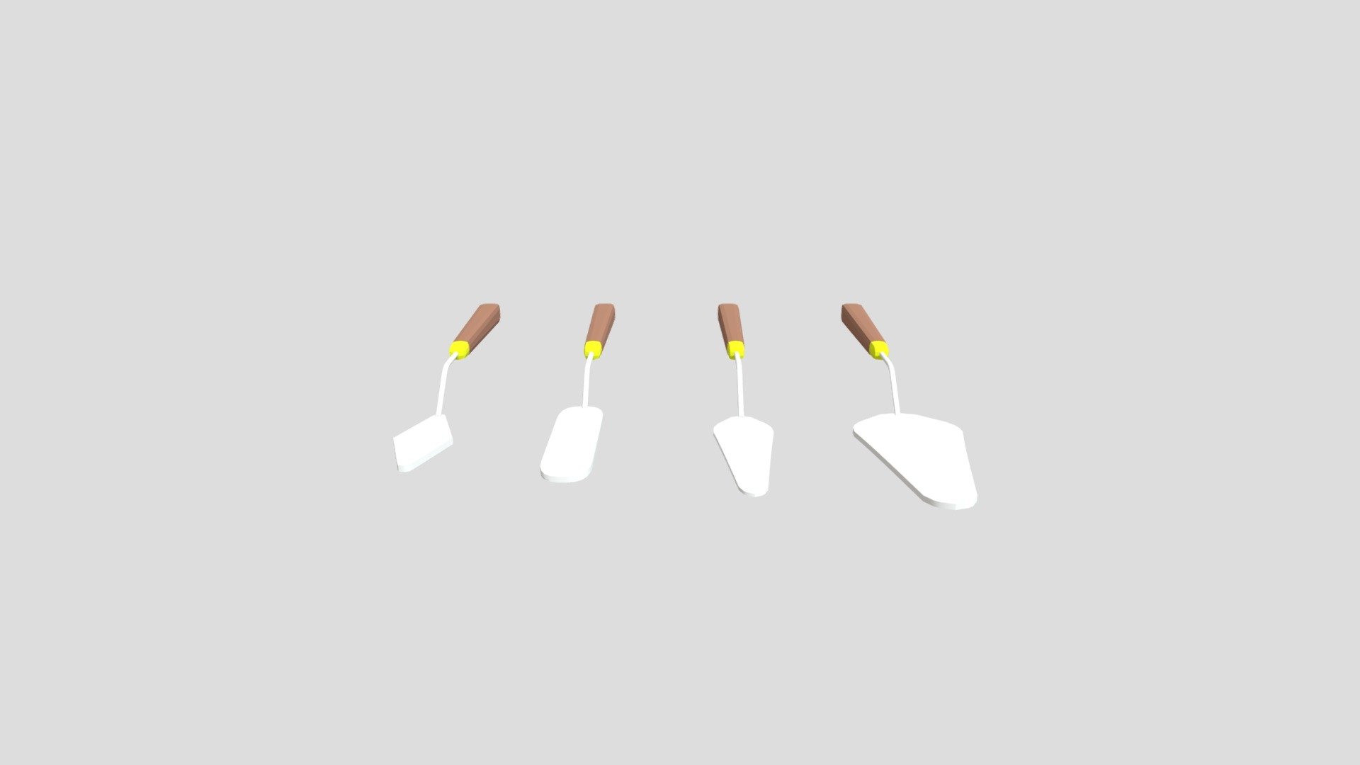Palette knives from Poly by Google