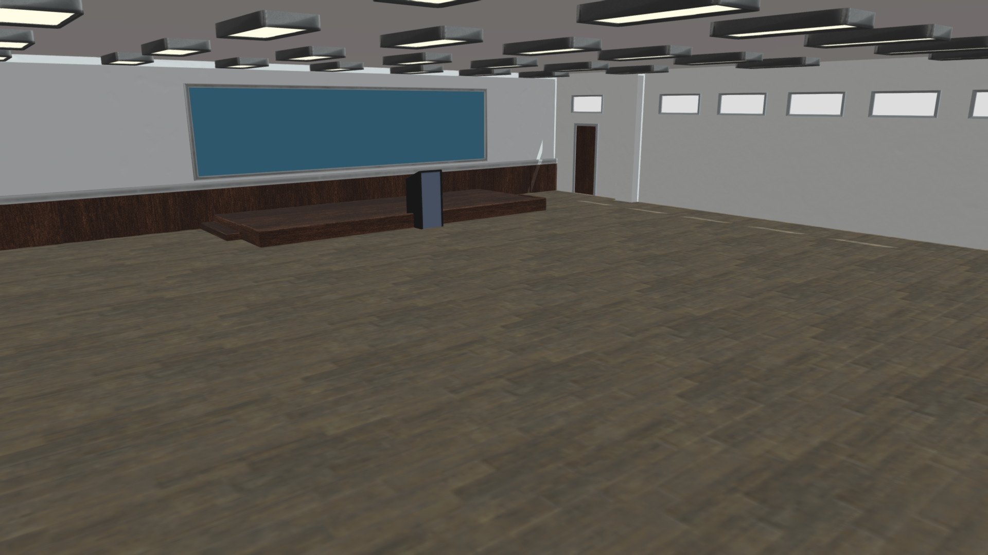 Class With No Chairs or Tables