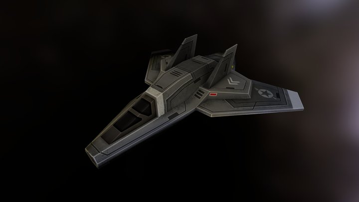 ADDER MK 1 CLASS I STARFIGHTER 3D Model