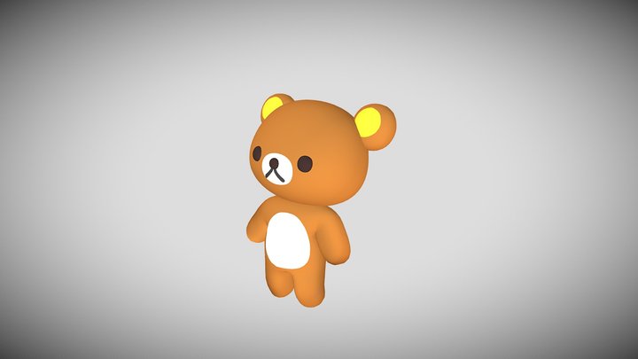 Rilakkuma bear 3D Model