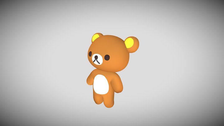 Rilakkuma bear 3D Model