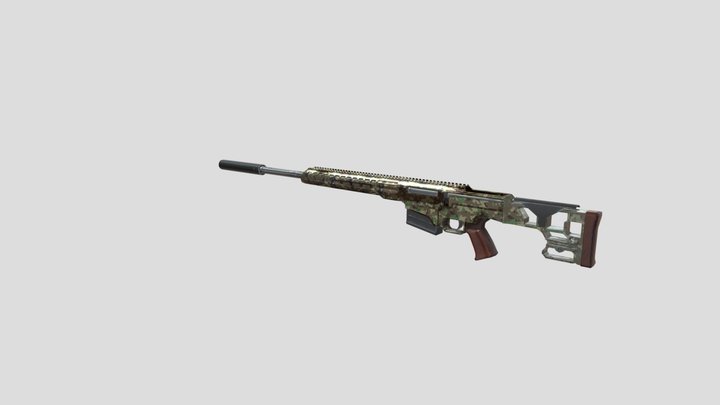 Sniper Rifle_2 3D Model