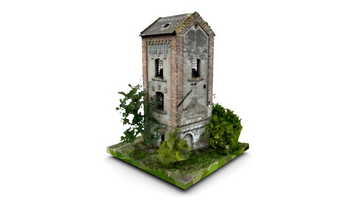 Veža liehovaru Blažov (SK) - HQ 3D Model