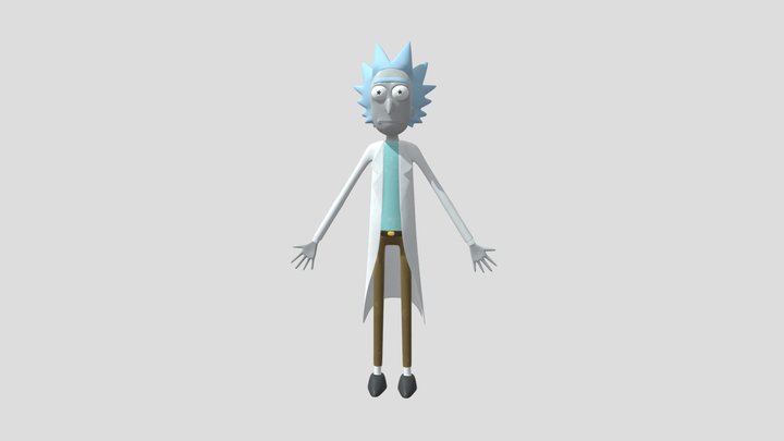 Rick Sanchez (Rick and Morty) 3D Model