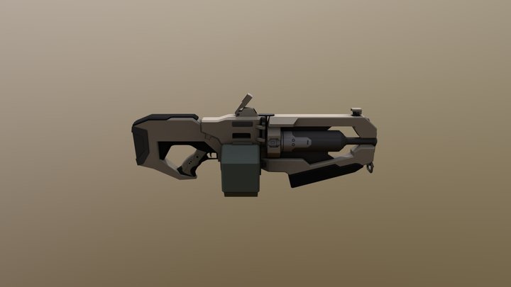 Gun Study 3D Model