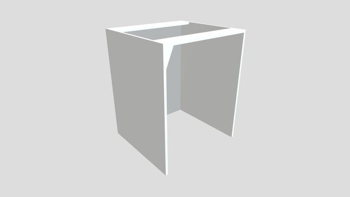 30022 - Dishwasher Kitchen Cabinet 3D Model