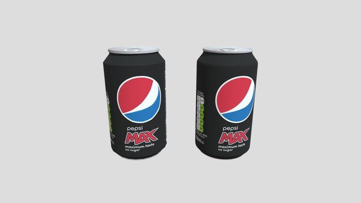 Pepsi Max model with texture 3D Model