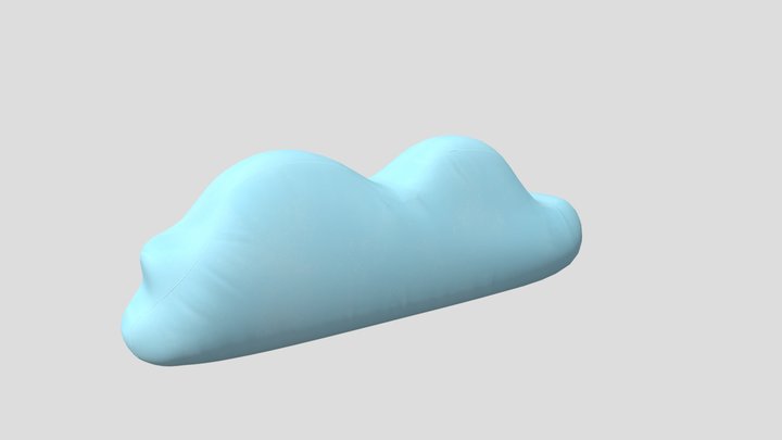Toyland Tales Cloud Pillow 3D Model
