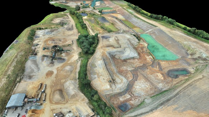 Crown Quarry 20th August 2021 3D Model