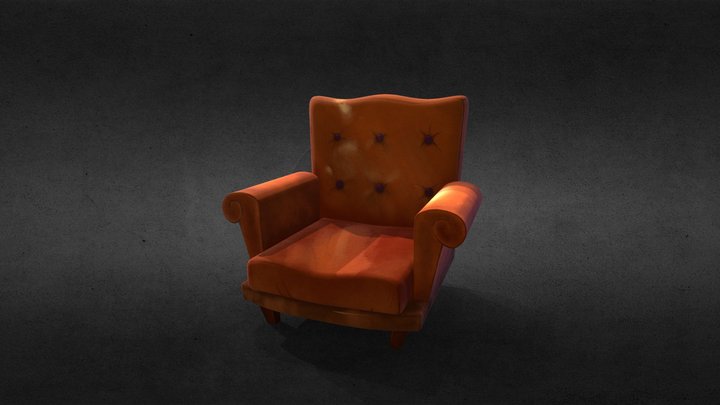 Firts Sillon 3D 3D Model