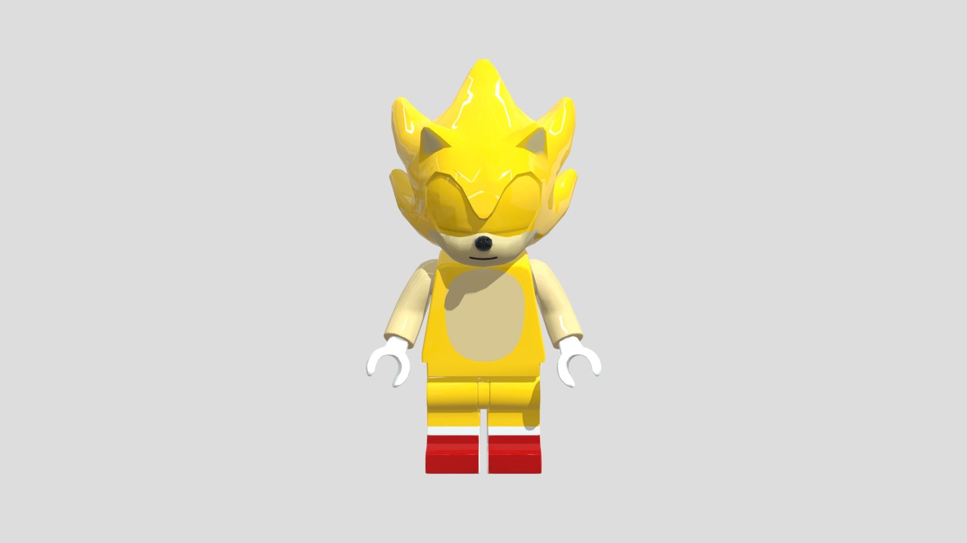 LEGO Dimensions Super Sonic Download Free 3D model by Neut2000