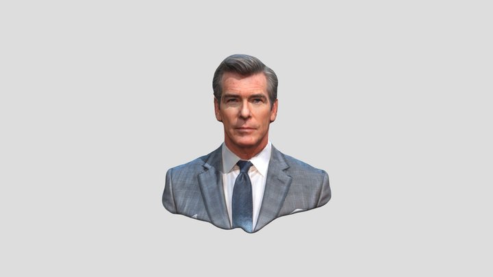 Pierce Brosnan As James Bond 3D Model