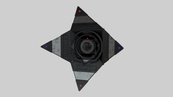 Surveillance Drone 3D Model