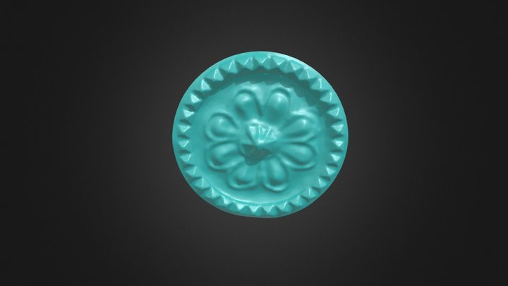 Monticello Arcade - Medallion V3 3D Model
