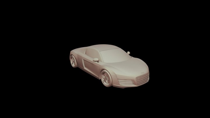 Audi R8 Sketchfab 3D Model