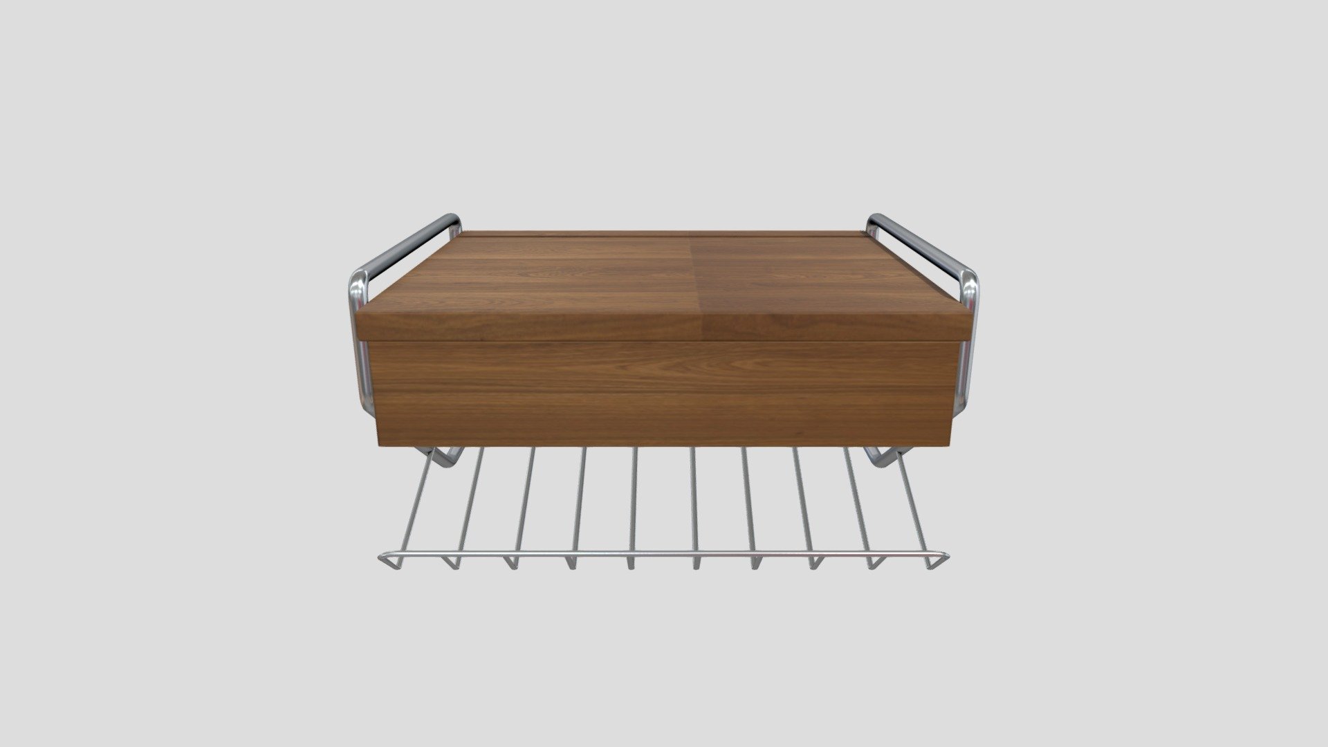 Magazine Rack Wall Shelf Mini Table - Buy Royalty Free 3D model by ...