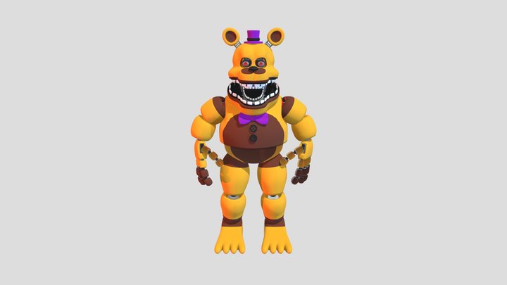 fredbears doing sick moves 3D Model