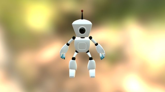 Mini-Robot 3D Model