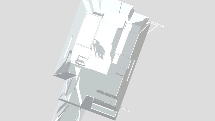Dorm room 3D Model