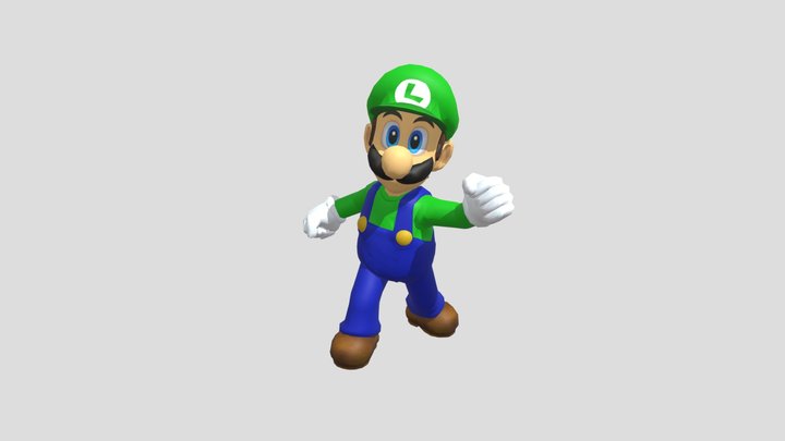 luigi 3D Model